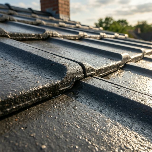 Acoperiș finalizat - coamă